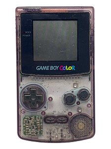 GAME BOY COLOR ATOMIC PURPLE + EVERDRIVE - USADO