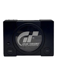 CONSOLE PLAYSTATION 1 FAT (CARCAÇA CUSTOMIZADA GRAN TURISMO) - USADO