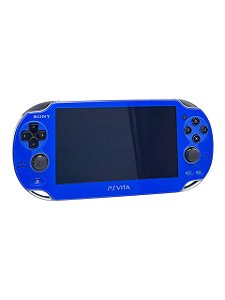 CONSOLE PS VITA EDIÇÃO: SAPPHIRE BLUE + CASE - USADO