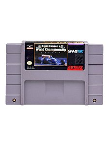 NIGEL MANSELL'S WORLD CHAMPIONSHIP RACING - USADO - SUPER NINTENDO