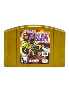 THE LEGEND OF ZELDA MAJORA´S MASK - DOURADO - USADO - NINTENDO 64