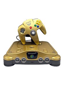 CONSOLE NINTENDO 64 EDIÇÃO: ZELDA (CUSTOM) - USADO