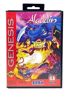ALADDIN - COMPLETO - USADO - SEGA GENESIS
