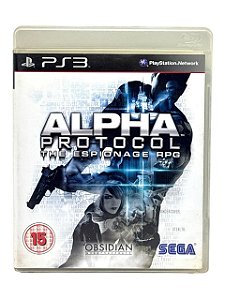 ALPHA PROTOCOL: THE ESPIONAGE RPG - EURO - USADO - PS3
