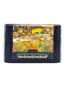 THE SIMPSONS BART VS. THE SPACE MUTANTS - C/ DETALHES - USADO - MEGA DRIVE