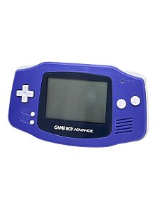 GAME BOY ADVANCE PURPLE + ACESSÓRIOS - USADO