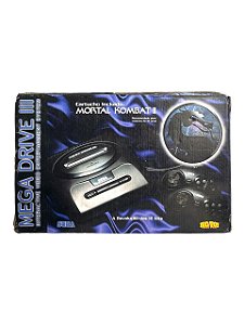 CONSOLE MEGA DRIVE III (TECTOY) + MORTAL KOMBAT 2 - USADO