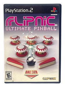 FLIPNIC: ULTIMATE PINBALL - MANUAL C/ DETALHES - USADO - PS2