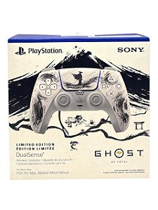 CONTROLE DUALSENSE LIMITED EDITION GHOST OF YOTEI - NOVO - PS5