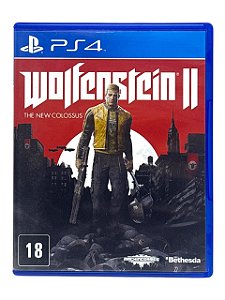 WOLFENSTEIN II - C/ MANUAL - USADO - PS4