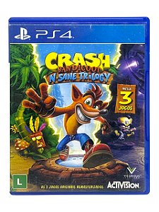 CRASH BANDICOOT - N SANE TRILOGY - USADO - PS4