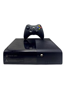 CONSOLE XBOX 360 SUPER SLIM/ TODO ORIGINAL (DESBLOQUEADO REGIÃO) - USADO