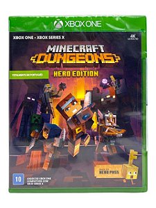MINECRAFT DUNGEONS HERO EDITION - NOVO - XBOX ONE/ SERIES X