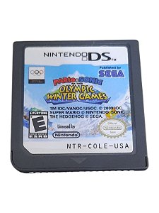 MARIO & SONIC OLYMPIC WINTER GAMES - APENAS MIDIA - USADO - NINTENDO DS