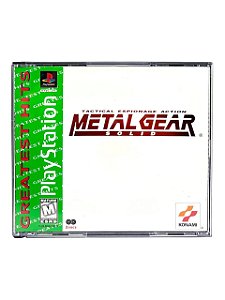 GREATEST HITS: METAL GEAR SOLID - USADO - PS1
