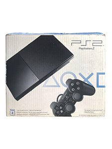 CONSOLE PLAYSTATION 2 SLIM (DESBLOQUEADO) - USADO
