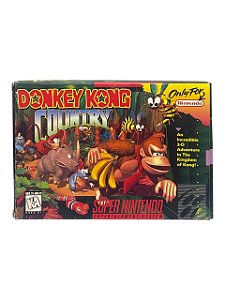 DONKEY KONG COUNTRY - COMPLETO - USADO - SUPER NINTENDO
