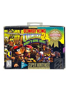 MILLION SELLER: DONKEY KONG COUNTRY 2: DIDDY'S KONG QUEST - COMPLETO - USADO - SUPER NINTENDO