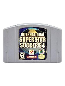 INTERNATIONAL SUPERSTAR SOCCER 64 - C/ DETALHES - USADO - NINTENDO 64