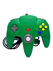 CONTROLE NINTENDO 64: VERDE - USADO