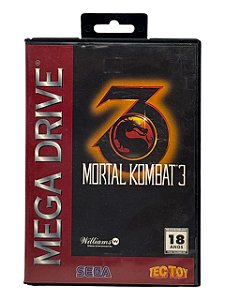 MORTAL KOMBAT 3 (TEC TOY) S/ MANUAL - USADO - MEGA DRIVE