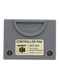 MEMORY CARD: CONTROLLER PAK - NINTENDO 64 - USADO