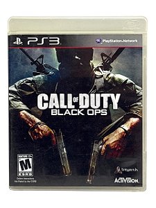 CALL OF DUTY BLACK OPS - S/ MANUAL - USADO - PS3