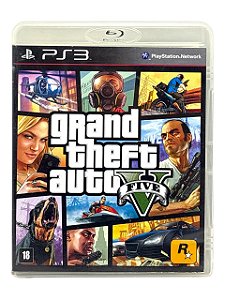 GTA V - C/ DETALHES NO MANUAL - USADO - PS3