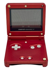 CONSOLE GAME BOY ADVANCE SP VERMELHO (FLAME RED) - USADO