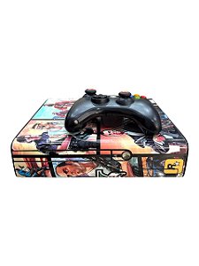 CONSOLE XBOX 360 SUPER SLIM C/ SKIN GTA V - USADO