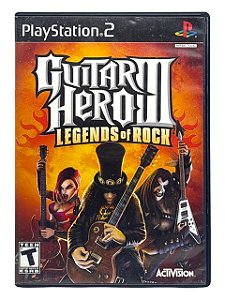 GUITAR HERO III: LEGENDS OF ROCK - USADO - PS2