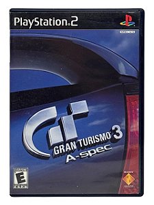 GRAN TURISMO 3 A-SPEC - C/ DETALHES NA CAPA - USADO - PS2