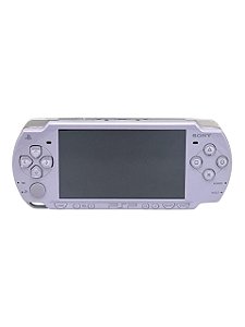 CONSOLE SONY PSP 2000 LAVANDA/ LILÁS CLARO (ORIGINAL) CARTÃO DE 4GB - USADO