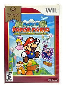NINTENDO SELECTS: SUPER PAPER MARIO - USADO - NINTENDO Wii