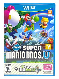 NEW SUPER MARIO BROS. U + NEW SUPER LUIGI. U - USADO - NINTENDO Wii U