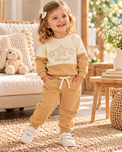 Conjunto Infantil Moletom Felpado Kaiani 11011