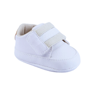 Sapatinho Tenis Bebê Masculino detalhe bege Keto Baby 3408