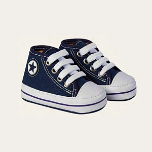 Kit Presente Bebê Tênis All Star e 2 Pares de Meia 0144