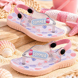 Chinelo de Dedo Bebê Feminino Keto Baby 21027