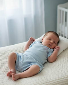 Conjunto Bebê Masculino Curto Body e Shorts Letut 16601