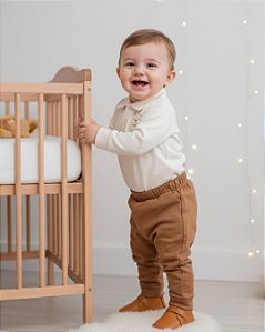 Conjunto Bebê Masculino Body Polo e Calça – Conforto 11708