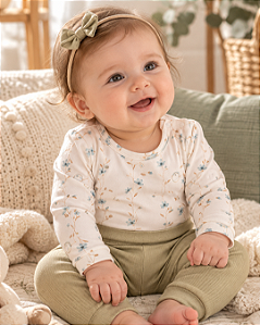 Conjunto Bebê Feminino Linha Conforto Letut 18205