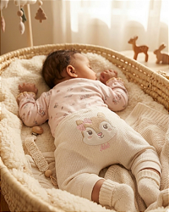 Conjunto Bebê Feminino Plush Bordado no Bumbum Letut 19580