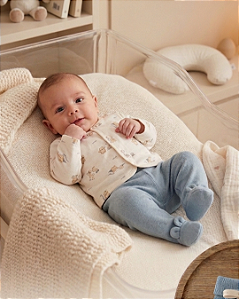 Conjunto Bebê Manga Longa Orelhinhas no Pezinho Letut 19591