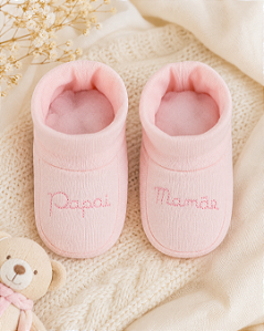 Pantufa Bebê Papai e Mamãe Letut LT19837