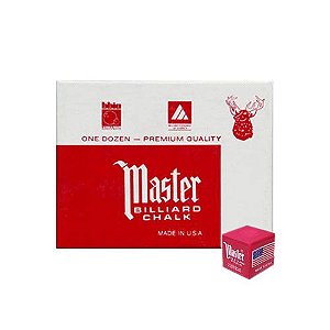 CAIXA DE GIZ MASTER VERMELHO