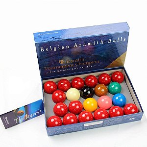 BOLA ARAMITH TOURNAMENT SNOOKER 52,5 MM (22 BOLAS)