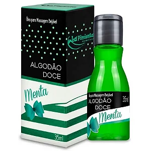 Óleo Beijável para Massagem La Pimienta - Algodão Doce - 35ml - Sabor Menta