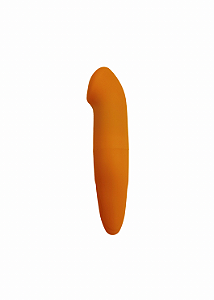 Vibrador Ponto G Aveludado com Ponta Achatada - Coral