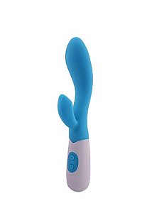 Vibrador Brid  Cor Azul – Estimulação Dupla de Ponto G e Clitóris